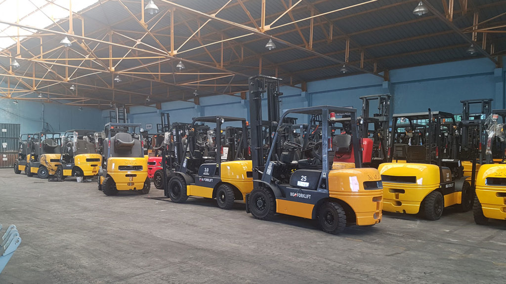 dịch vụ cho thuê xe nâng dầu mga forklift